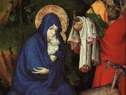 BROEDERLAM, Melchior The Flight into Egypt (detail) fg Germany oil painting reproduction